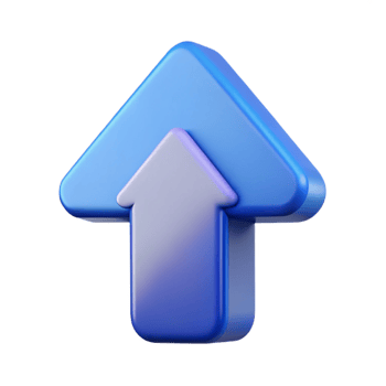tranquil exquisite Logo with a simplified arrow pointing upwards. Clean lines, scalable, flat color with Scalable Design. expertly shot png