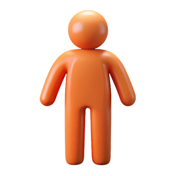 reflective beautiful Single-weight stroke forming a stylized human figure. Crisp edges, flat color, minimal design with Scalable Design. gallery standard png