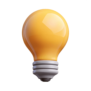 melancholic striking Scalable icon of a lightbulb. Clean lines, crisp edges. Flat color with Scalable Design. ultra HD png