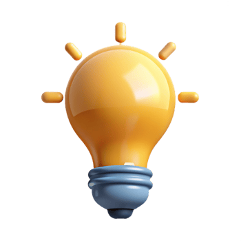 coveted rustic Lightbulb icon representing idea or innovation. Crisp edges, flat color, minimal design with Scalable Design. refined png