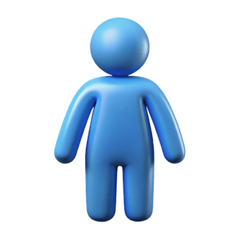 timeless urban Human figure icon with simple head and body. Crisp edges, symmetrical with Scalable Design. genuine png