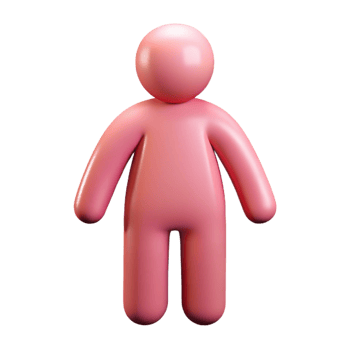 calm dazzling Single-weight stroke forming a stylized human figure. Crisp edges, flat color, minimal design with Scalable Design. gallery standard png