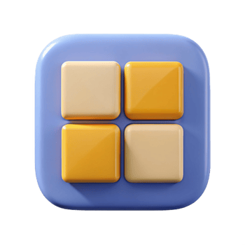 spectacular baroque Square badge divided into four quadrants. Symmetrical, flat color, minimal design with Scalable Design. top-tier png