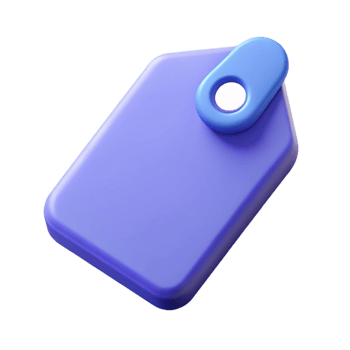 pristine dynamic gothic Flat color tag icon with clean lines. Crisp edges, scalable, minimal design with Scalable Design. detailed png
