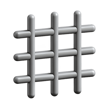 mesmerizing whimsical gothic Intersecting clean lines forming a grid, flat gray with Scalable Design. gallery standard png