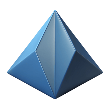 immaculate rare Geometric silhouette of a pyramid. Crisp edges, single-weight stroke, flat color with Scalable Design. png