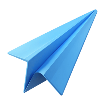 elegant whimsical victorian Single-weight stroke forming a stylized paper airplane. Crisp edges, flat color, minimal design with Scalable Design. gallery standard png