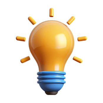 mysterious gorgeous Lightbulb icon with a filament. Crisp edges, single-weight stroke with Scalable Design. authentic png