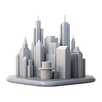 hypnotic tropical Minimalist cityscape silhouette. Clean lines, single-weight stroke. with Scalable Design. precision png