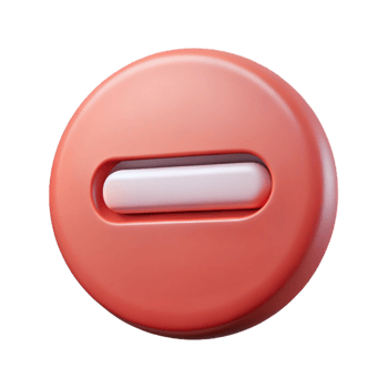 radiant dreamy mid-century Symmetrical W in flat ruby red. Crisp edges with Scalable Design. 4K png