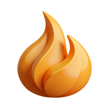 mesmerizing coastal Abstract shape resembling a flame. Clean lines, flat color with Scalable Design. fine detail png