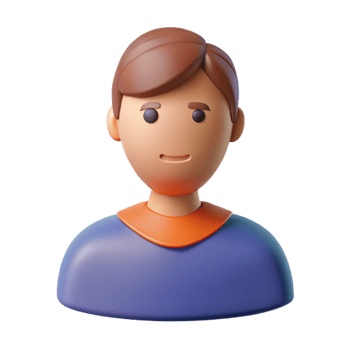 unforgettable retro Person icon representing a user or individual. Symmetrical, flat color, with Scalable Design. detailed png