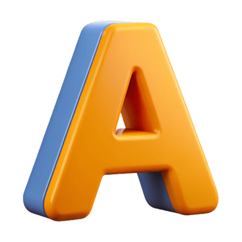 fascinating bohemian Letter A in a simple sans-serif font. Crisp edges, flat color, with Scalable Design. gallery standard png
