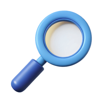 spectacular peaceful organic Magnifying glass icon, single-weight stroke, minimal design. Flat color, with Scalable Design. perfect clarity png