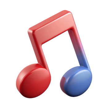 ethereal wonderful Geometric music note with a stem. Scalable, crisp edges, single-weight stroke with Scalable Design. top-tier png