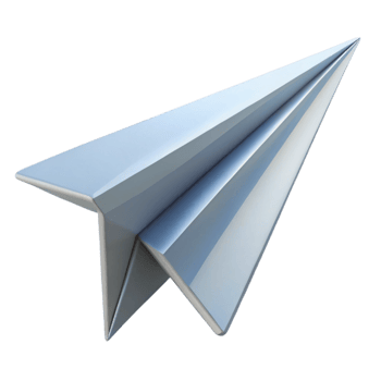 fascinating tropical Minimal outline of a paper airplane. Crisp edges, clean lines, with Scalable Design. artisan png