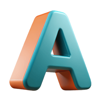 dreamy dramatic Crisp edged abstract letterform, flat color. Minimal and scalable detailed png