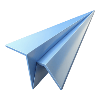 calm alluring Minimal outline of a paper airplane. Crisp edges, clean lines, with Scalable Design. detailed png