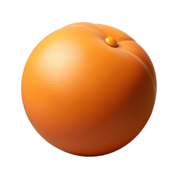 rare bohemian A simple orange with a circular shape. Crisp edges, flat color, with Scalable Design. high resolution png