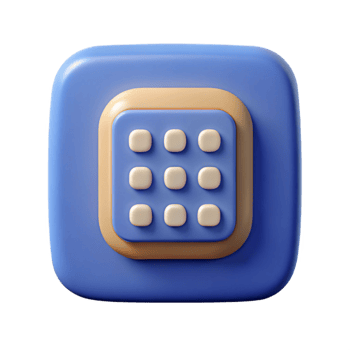 serene artistic Phone icon with a keypad. Clean lines, minimal design with Scalable Design. exclusive png