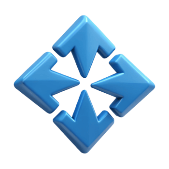 radiant remarkable A symmetrical arrangement of arrows pointing outwards. Flat color with Scalable Design. png