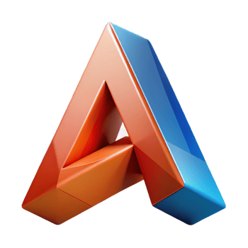 spectacular retro Abstract letter A with sharp angles. Minimal, single-weight stroke, with Scalable Design. refined png