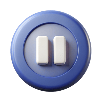 enchanting notable Pause icon representing stop or hold. Clean lines, crisp edges, minimal design with Scalable Design. png