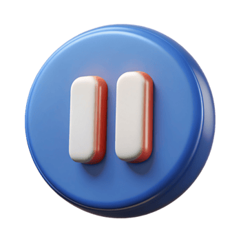 stunning notable Pause button symbol. Crisp edges, scalable, single-weight stroke with Scalable Design. png