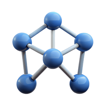 gorgeous sought-after A set of three interconnected nodes. Clean lines, flat color, with Scalable Design. png