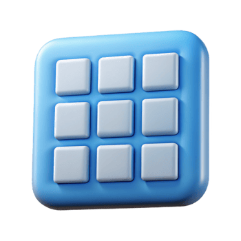 dynamic enchanting Square grid, scalable, single-weight stroke, clean lines with Scalable Design. exclusive png