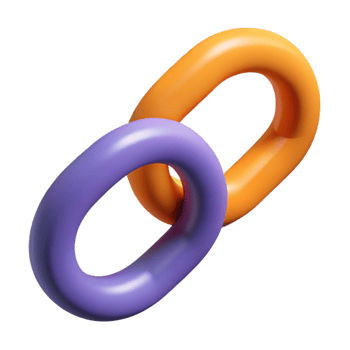 joyful breathtaking Chain of linked circles, single-weight stroke, minimal, flat color, with Scalable Design. high resolution png