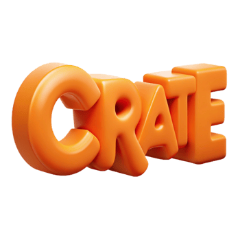 breathtaking abstract CREATE in a minimal, flat orange font. Sharp edges with Scalable Design. fine detail png
