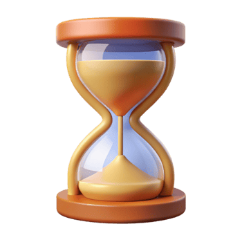 serene distinguished Symmetrical hourglass with sand. Clean lines, flat color, with Scalable Design. png