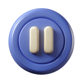 celebrated industrial Pause button symbol. Crisp edges, scalable, single-weight stroke with Scalable Design. handcrafted png