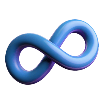 exquisite romantic abstract Clean lines forming a stylized infinity symbol. Flat color, with Scalable Design. studio quality png
