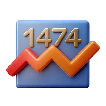 enchanting distinguished Chart depicting a declining trend. Clean lines, flat color, crisp edges with Scalable Design. png