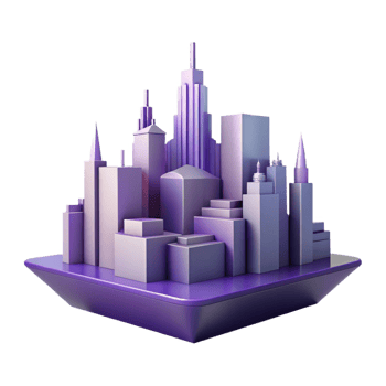 serene calm futuristic Geometric isometric sphere, flat orange, crisp edges with Scalable Design. expertly shot png