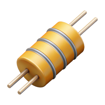 calm magnificent Technical schematic of a simple resistor. Clean lines, with Scalable Design. 8K png