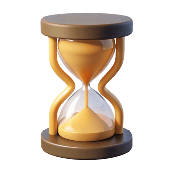 extraordinary energetic art deco Symmetrical hourglass with sand. Clean lines, flat color, with Scalable Design. elite png