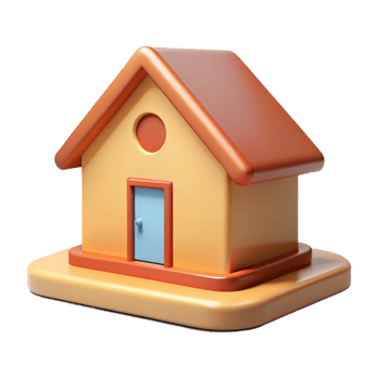 elegant rustic A simple house with a square base and triangular roof. Crisp edges, single-weight stroke. Flat color with Scalable Design. handcrafted png