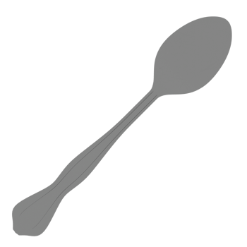 3d render dining tablespoon cutlery utensil with transparent background png