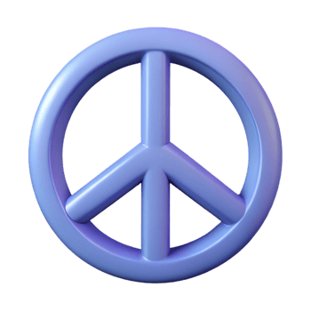 hypnotic art deco A stylized peace sign. Crisp edges, single-weight stroke, minimal design with Scalable Design. authentic png