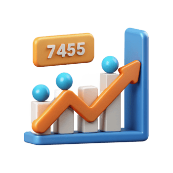 gorgeous signature Chart showing exponential growth. Scalable, single-weight stroke, minimal with Scalable Design. png