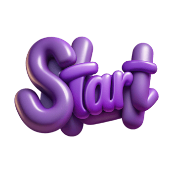 sumptuous exemplary Minimal START in flat purple. Single-weight stroke with Scalable Design. png