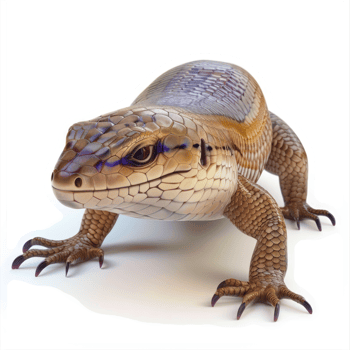 A detailed image of a scaly lizard. png