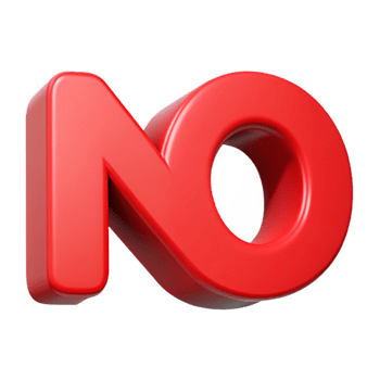 sumptuous passionate organic Minimal, flat red NO . Crisp edges, with Scalable Design. exclusive png