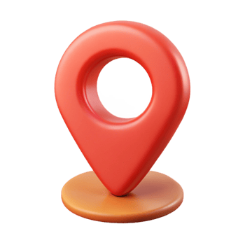 memorable elegant Location pin pictogram. Simple shape, flat color, crisp edges. with Scalable Design. high resolution png