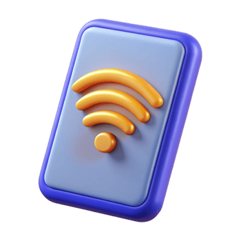 tranquil fascinating Mobile phone icon with signal bars. Crisp edges, single-weight stroke, with Scalable Design. 8K png