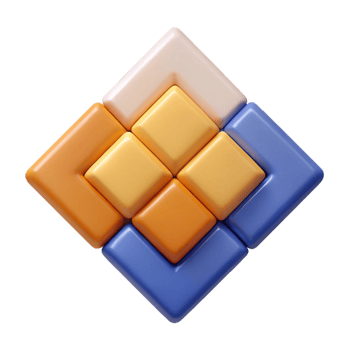 magnificent victorian Scalable geometric pattern of overlapping squares with flat colors with Scalable Design. high resolution png