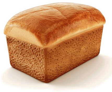 Freshly baked loaf of crusty bread. png